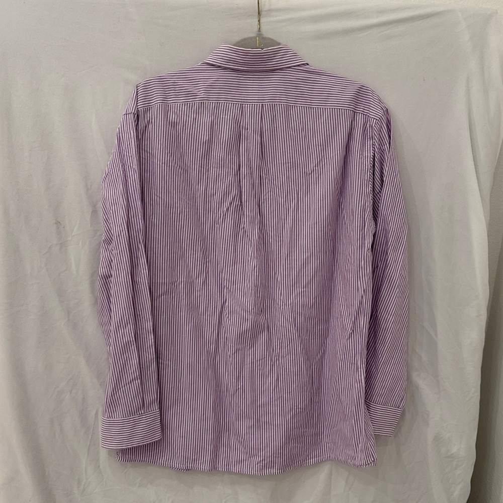 Ralph Lauren Polo button down  Striped Men's Shirt Classic fit size large - Picture 4 of 4